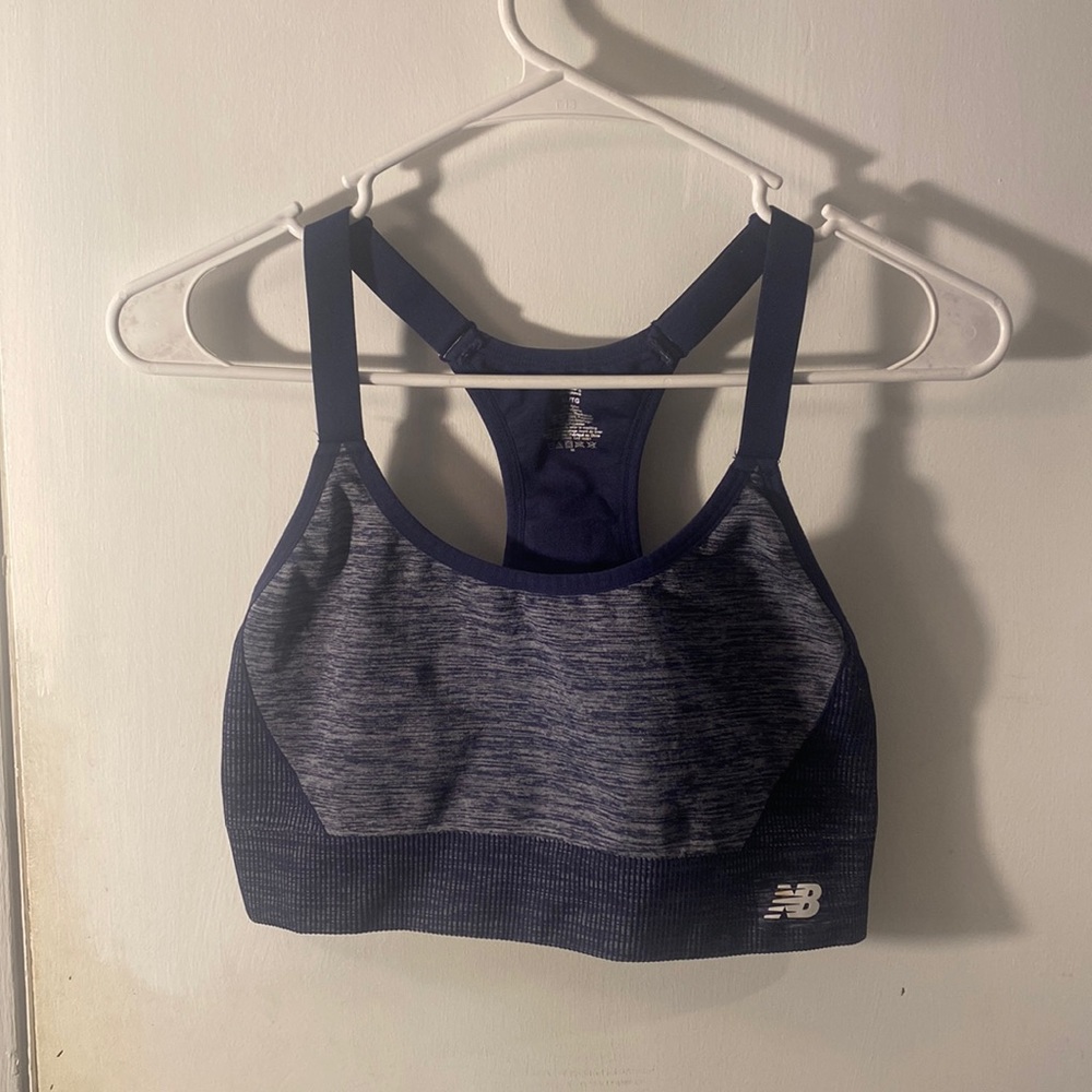 Purple New Balance Sports Bra. Size XL.